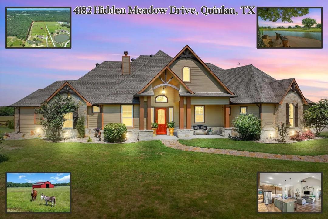 4182 Hidden Meadow Drive, Quinlan, Texas 75474