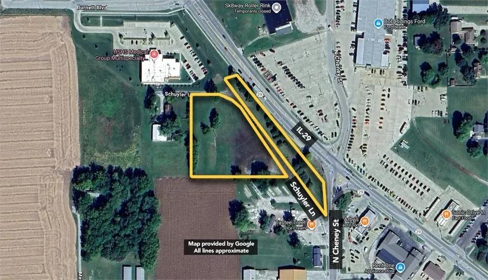 Retail Development Land Auction Taylorville, IL