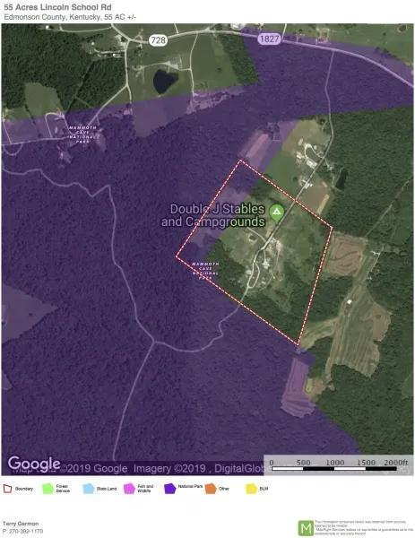 51.82 Acres with Horse Riding Business joining Mammoth Cave National Park