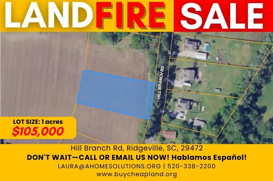 Affordable Ridgeville Acreage Near Givhans Ferry State Park & Major Routes