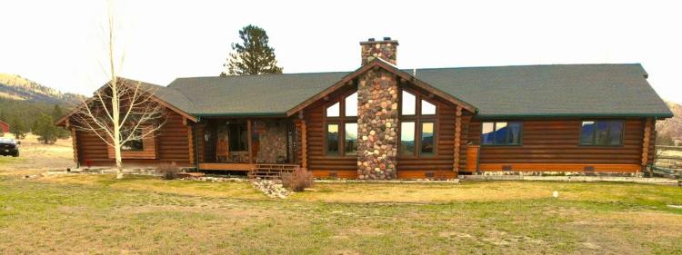 Alluring Lakeview Log Home