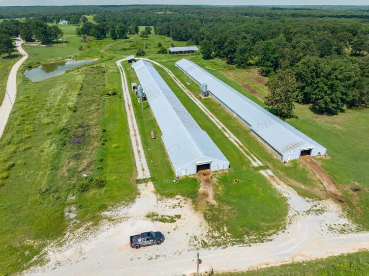 2 OLD Poultry Houses, 20+/- Acres, Strawberry, Arkansas