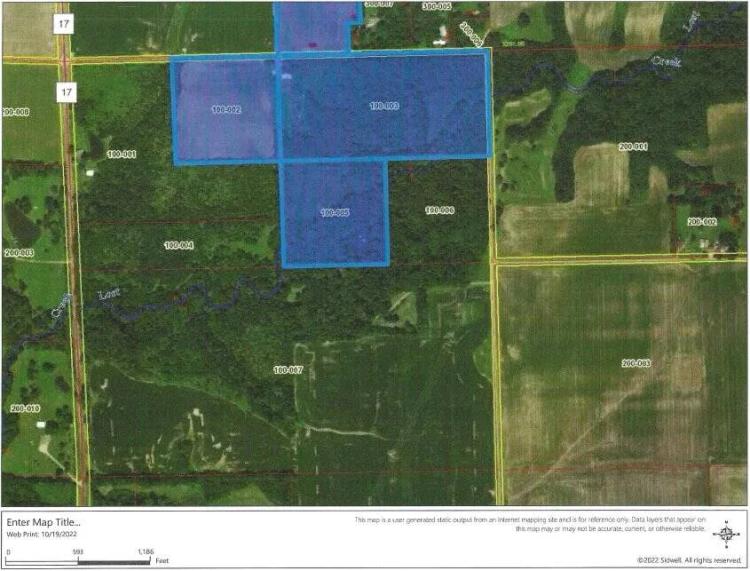 40.00 Acres at 1000 N Co Rd 2150 e
