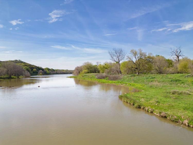 Colorado River - Bend, Lampasas County, TX