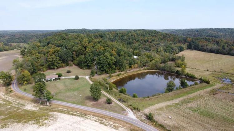 227 Acres with Home for Sale W/ Live Water adj. National Forest Lands in Butler County, MO