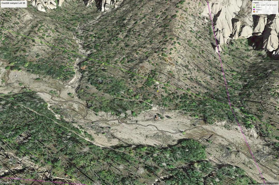 Recreational opportunity in Cochiti Canyon - Near Bandelier National Monument