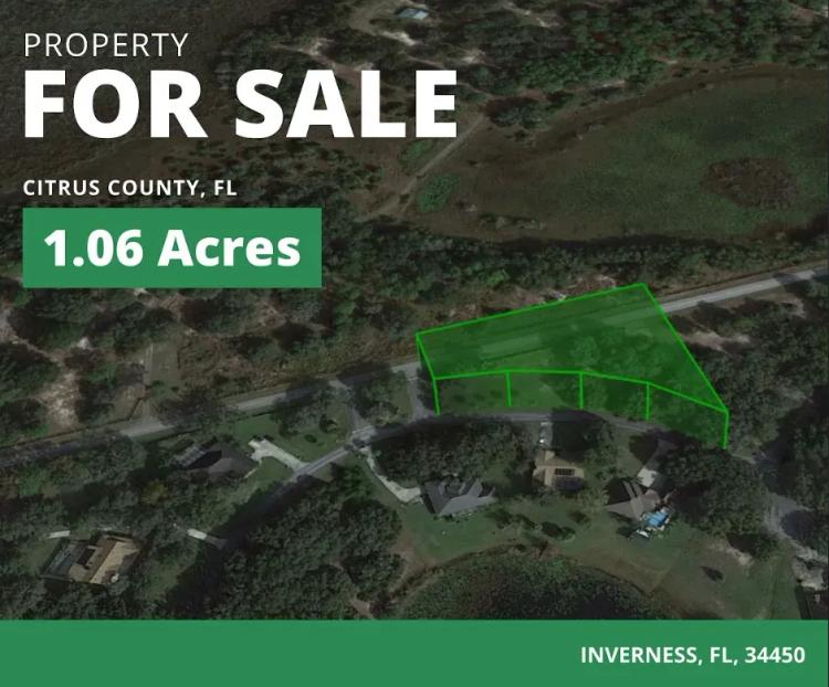 1.06 Acres in Inverness, FL - Ideal for Dual Home Building