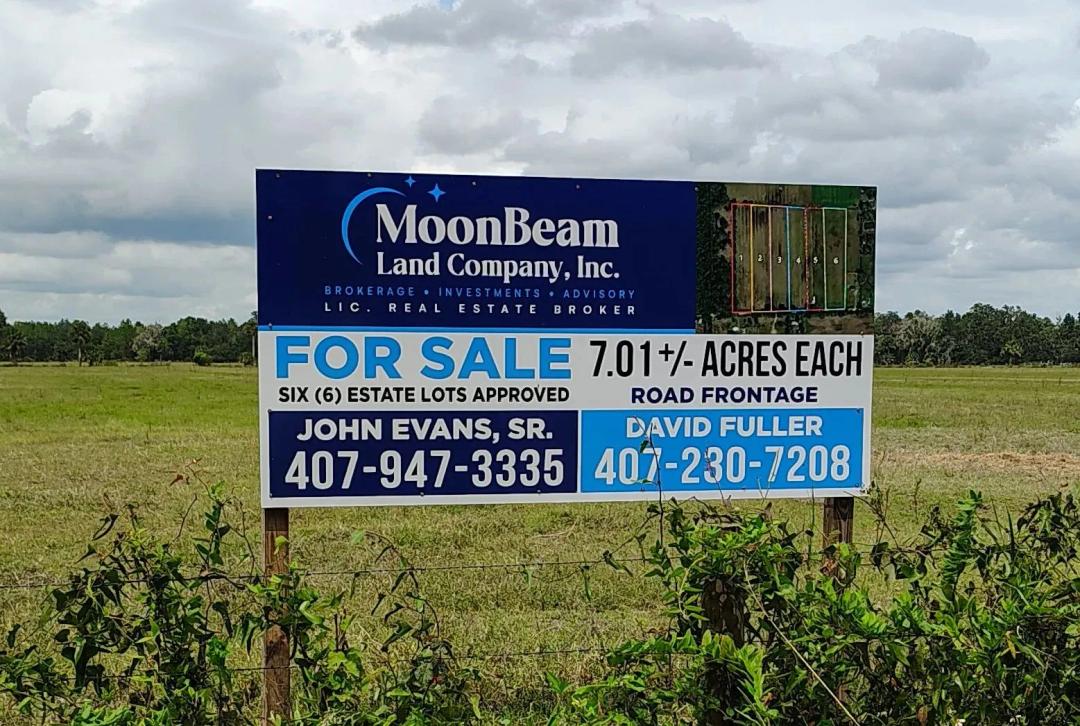 Six Premium Residential Estate Lots - 7.01 ac each
