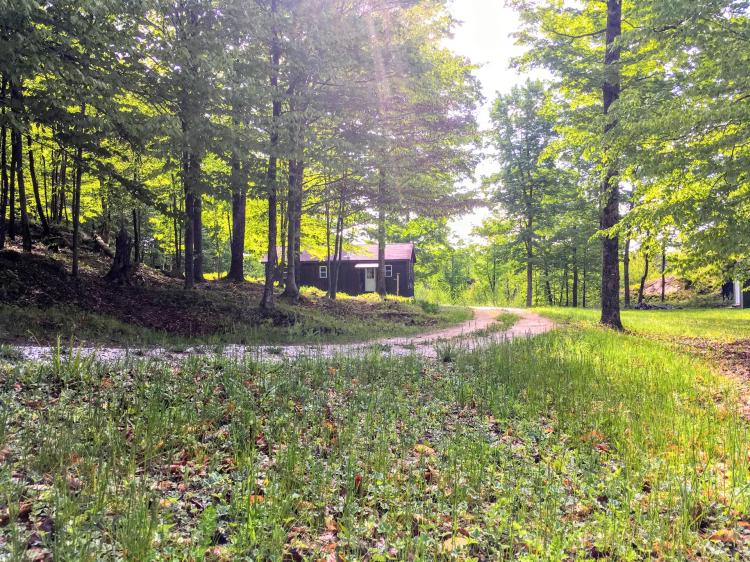 4 acres with Off Grid Hunting Camp Harrisville NY