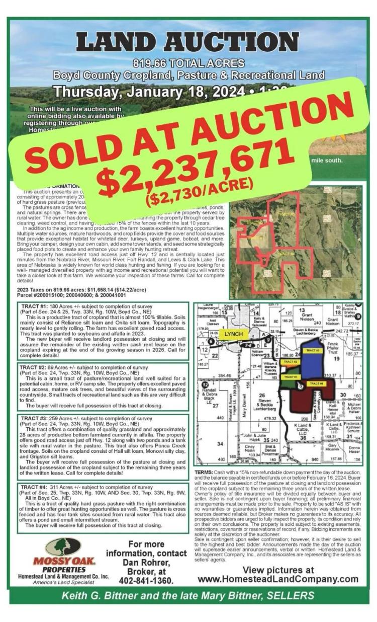 180.00 Acres at 0 503 Ave