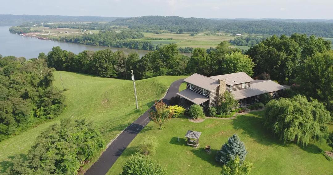 Private 148± Acre Riverfront Estate with Luxury Log Home