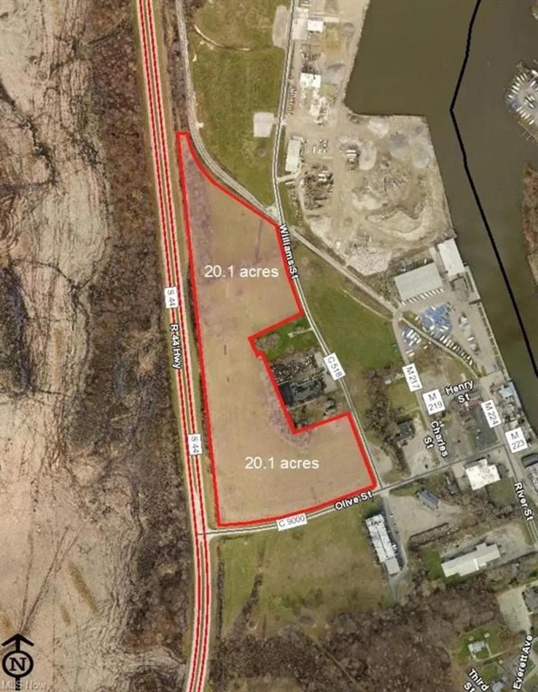 20.1 Acres of Vacant Industrial Land in Grand River, Ohio