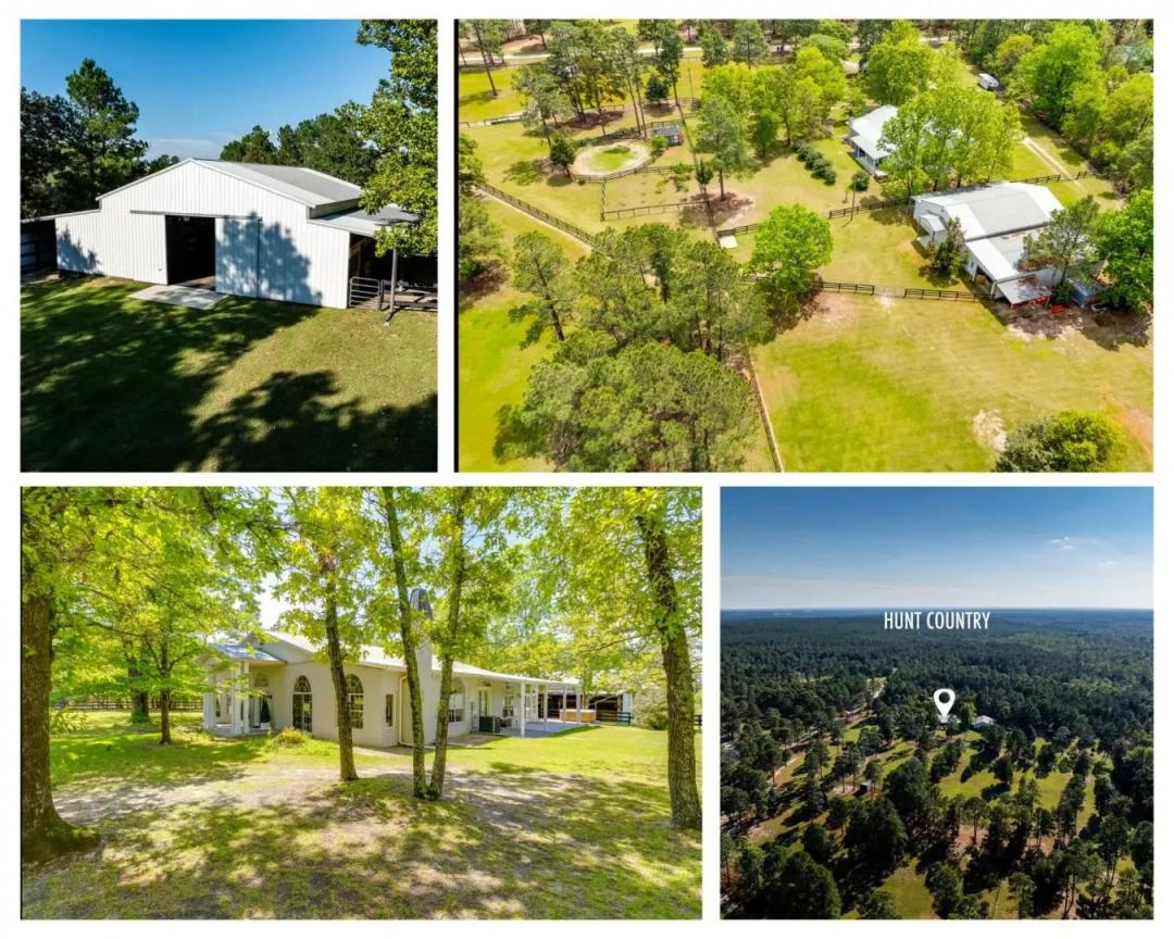 MILES OF TRAILS from this Equestrian Estate