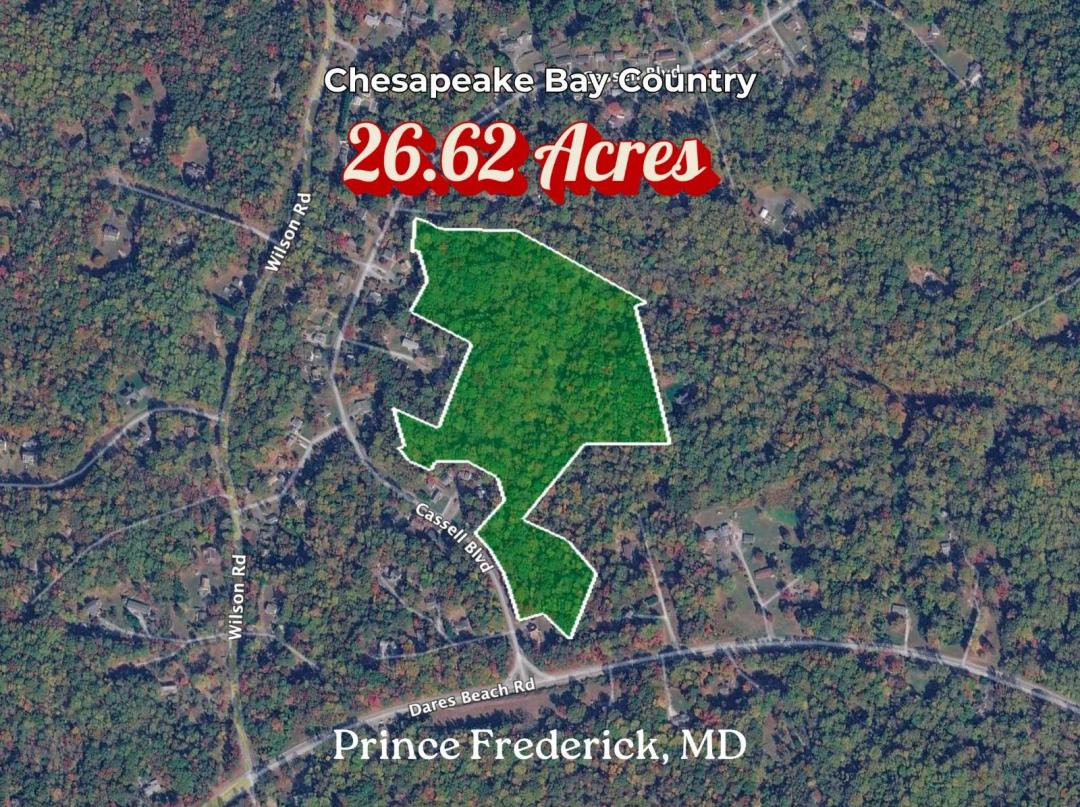 26.62 Acres | Wooded | Chesapeake Heights | Prince Frederick