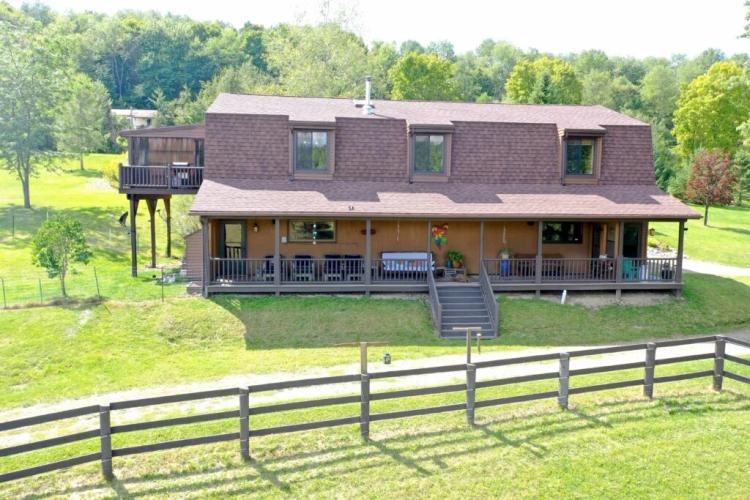 House with Barn, Cottages and Ponds on 30 acres in Lyndon NY 6530 Abbotts Road